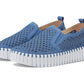 Ilse Jacobsen - Women's Tulip Platform Perforated Tennis Shoe