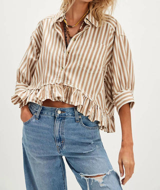 Free People - Bailey Stripe Shirt