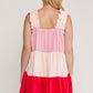 Entro - Color Block Tiered Dress - Plus