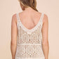 Steve Madden - Crochet Knit Tank Top