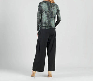 Clara Sunwoo - Crinkle Pleat Knit 2pc Cardigan And Cowl Tank Twinset