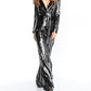 Jovani - Flare Leg Sequin Evening Pant And Blazer Suit