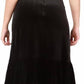 Black Tape - Women's Velvet Strappy Midi Dress