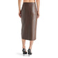 Steve Madden - Hayes Faux Leather Midi Skirt