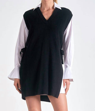 Elan - Nia Sweater Shirt Dress