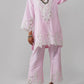 Zaalima Fashion - Stripe Pattern Co-ord Set - Noor-e-rang