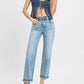 Risen - Full Size High Rise Ankle Boyfriend Distressed Jeans Plus Size