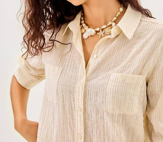 Lilly Pulitzer - Women's Sea View Button Down Shirt