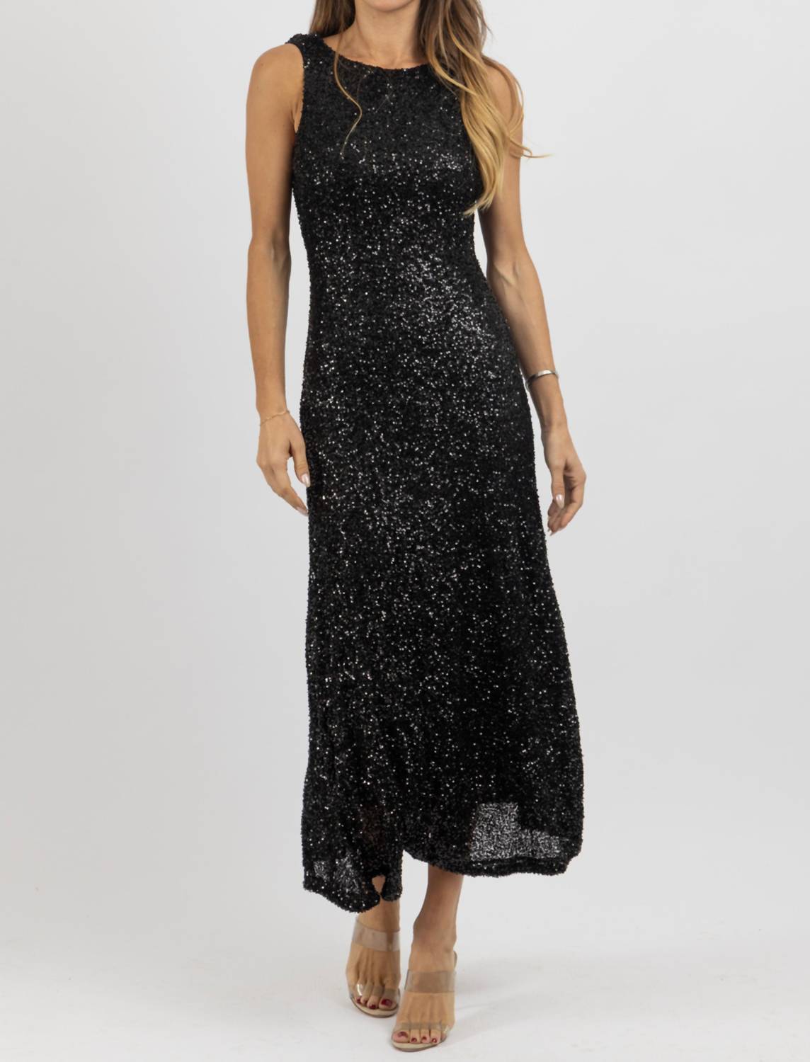 2.7 August Apparel - Jill Backless Maxi Dress