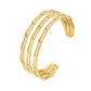 Sahira Jewelry Design - Women's Bamboo Layered Cuff Bracelet