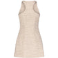 Matthew Bruch - Natural Tweed Vest Mini Dress