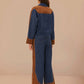 Farm Rio - Western denim wide low waisted pants