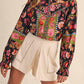 &Merci - Floral Border Print Top
