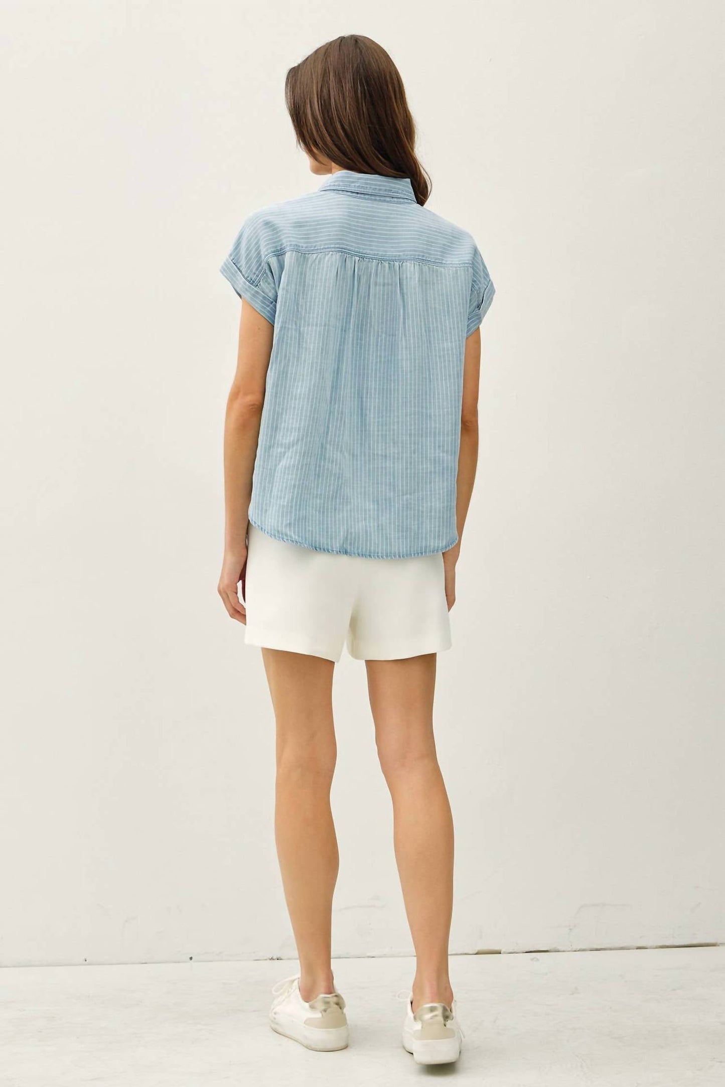 Be Cool - Tencel Button Up Top