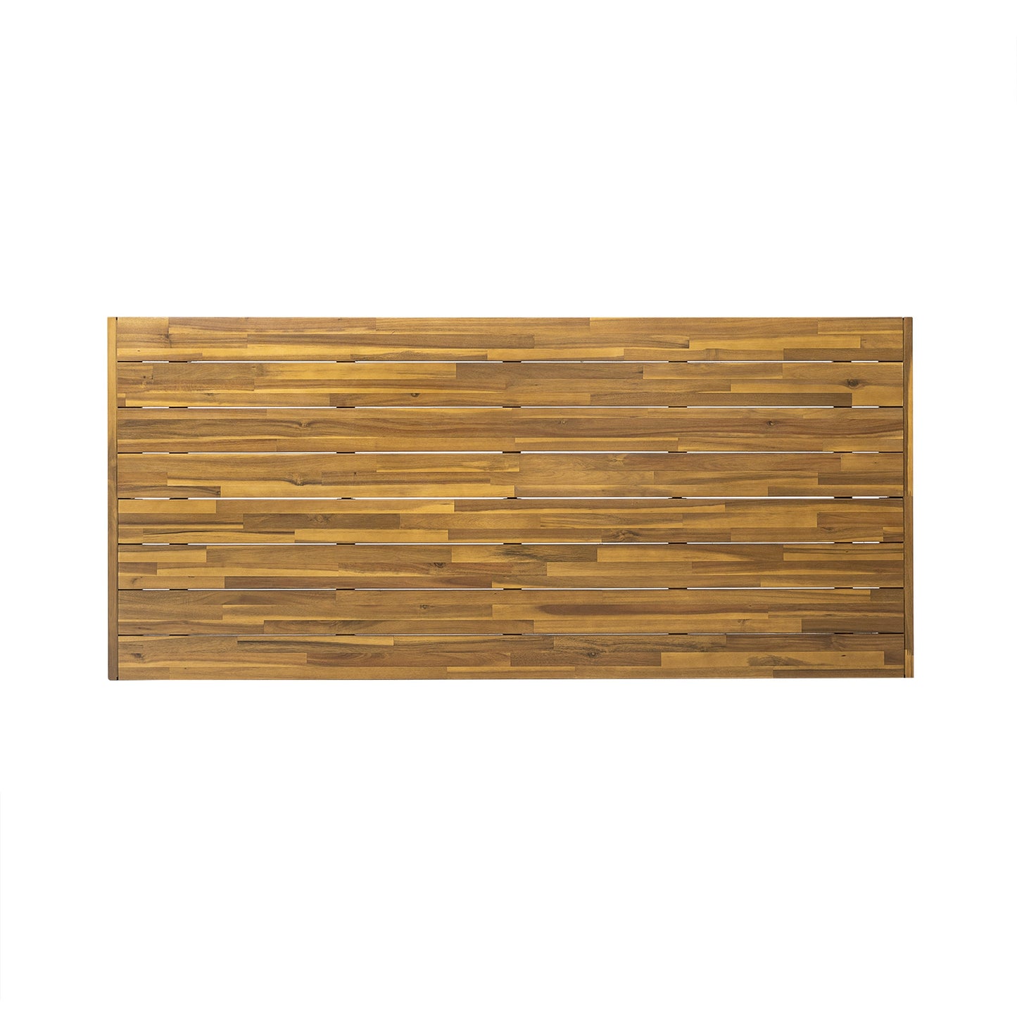 Acacia Wood Patio Dining Table, 69'L Rectangle Outdoor Table