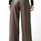 Olivaceous - Me Espresso Faux Leather Pant