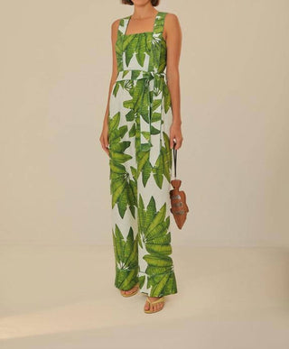 Farm Rio - Palm Fan Jumpsuit