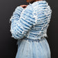 5Besties - Distressed Denim Crop Jacket