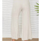 Milio Milano - Linen pant fringe hem