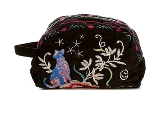 Johnny Was - Colette Velvet Makeup Bag