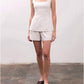 Moon River - Elastic High-waist Linen Shorts