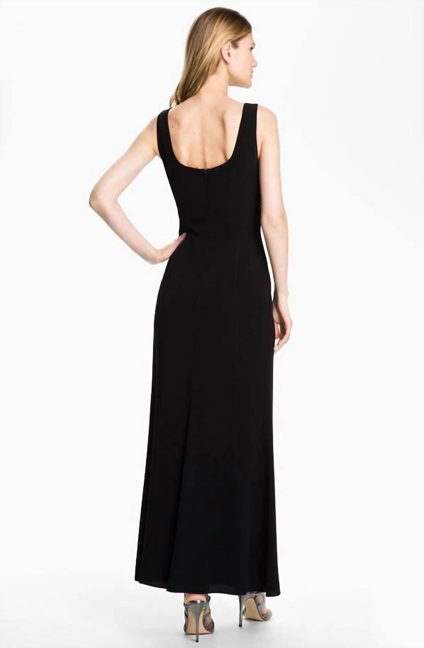 Alexander By Daymor - Beaded V-neck Evening Gown With Matching Bolero