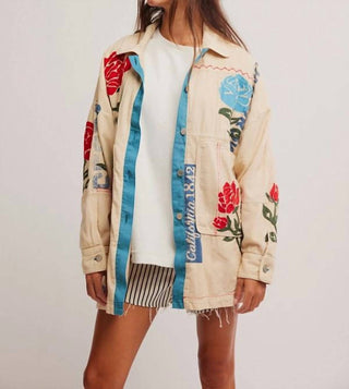 Free People - We The Free Field Of Roses Jacket - Petite