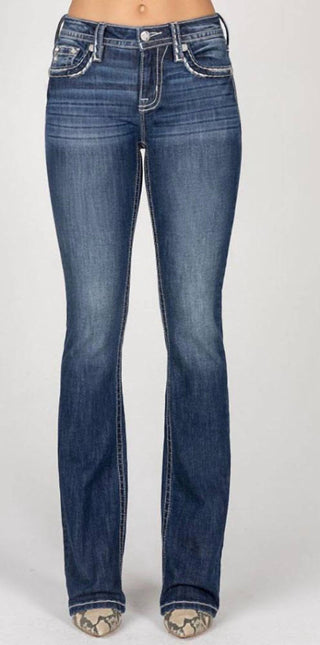 Miss Me - Mid Rise Boot-cut Jean