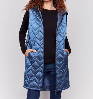Charlie B - Hooded Quilted Vest