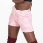 Body Wrappers - French Terry Dad Shorts with Drawstring