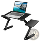 Adjustable Laptop Table with Mouse Board and Cooling Holes