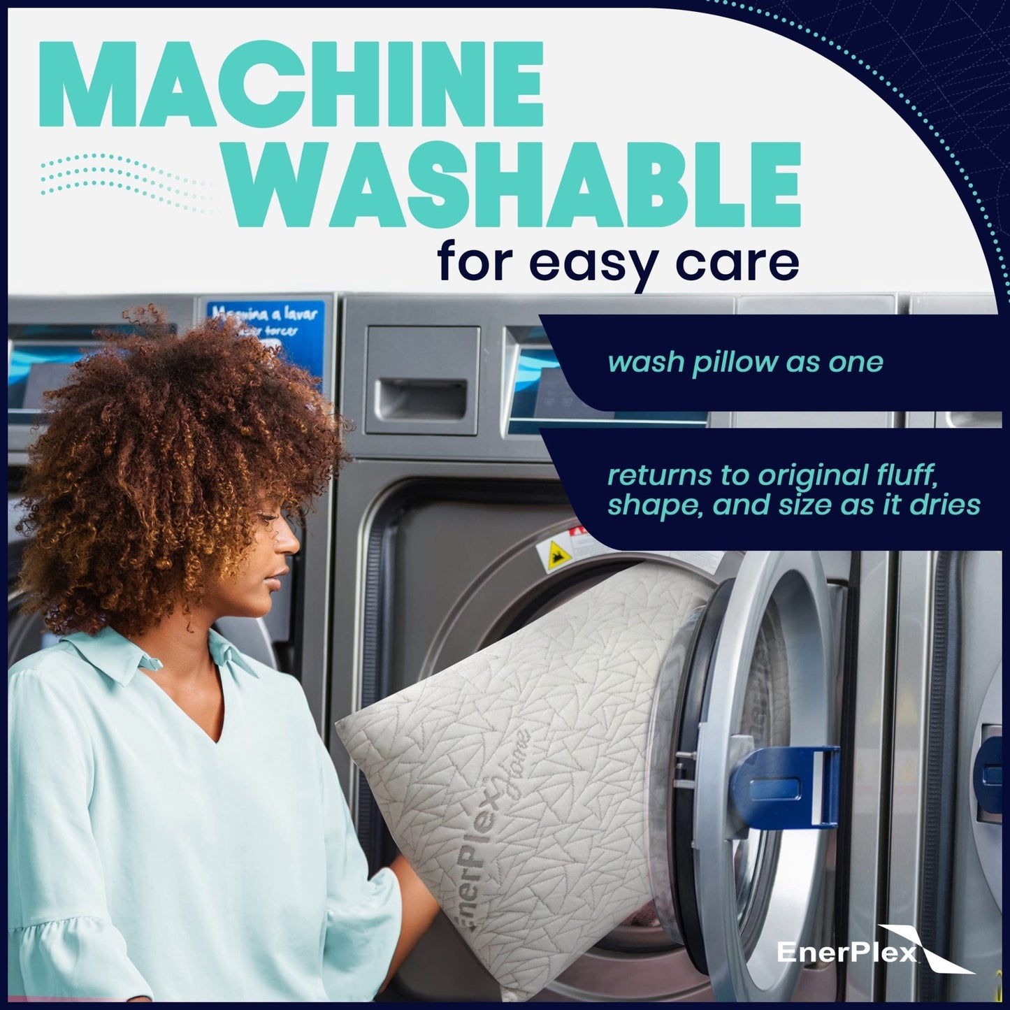 Adjustable Memory Foam Body Pillow- 54 x 20 Inches