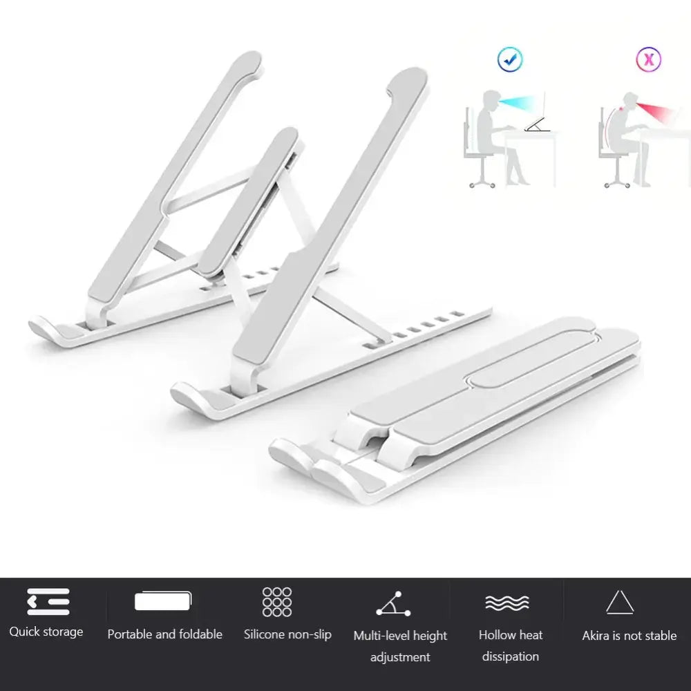 Adjustable 6-gear Ergonomic Cooling Laptop Stand
