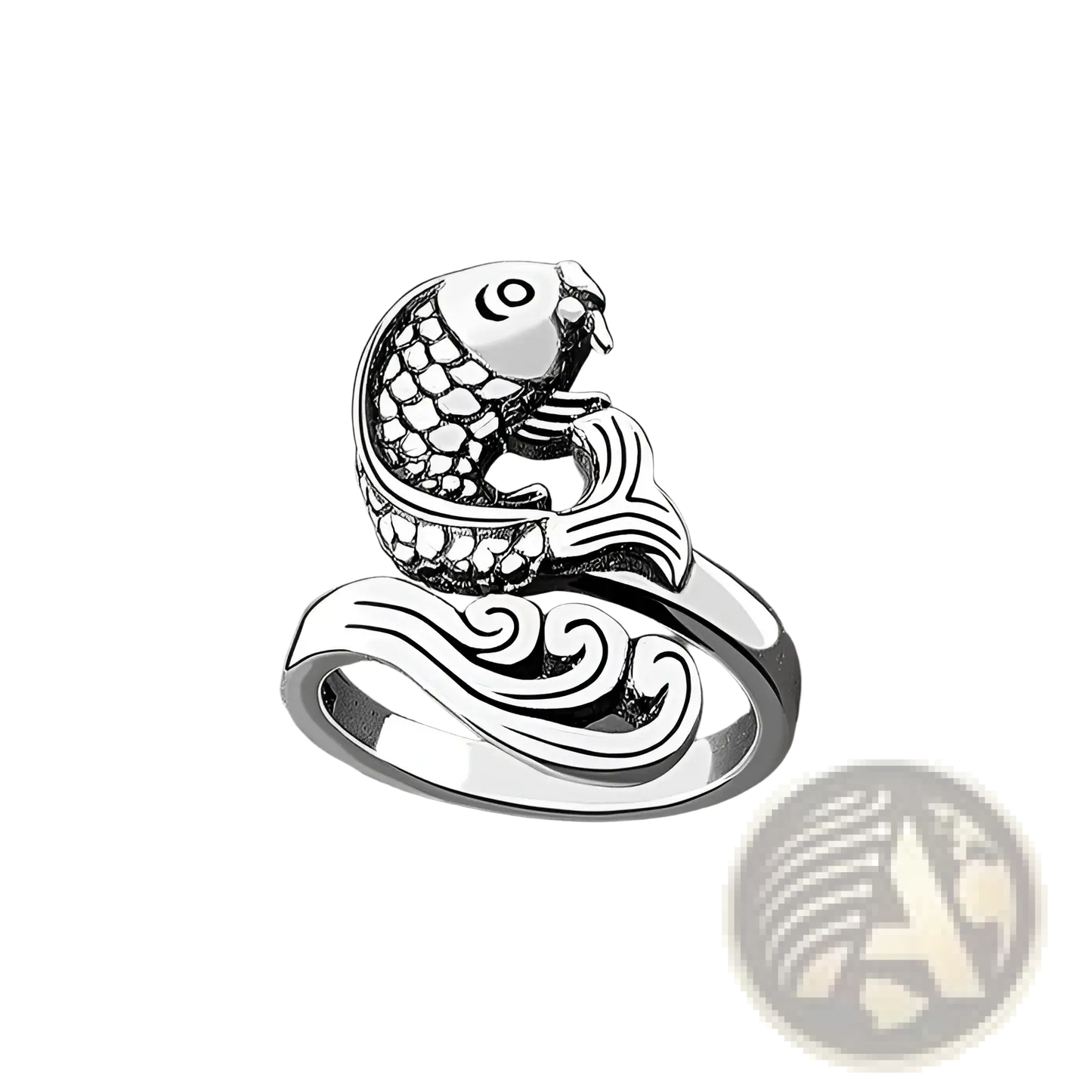 Adjustable Peacock and Fish Crochet Tension Rings