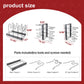 Adjustable Pot Rack and Pan Organizer for Kitchen Storage