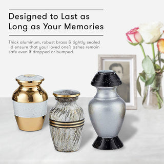Adult Cremation Urns with Velvet Bag