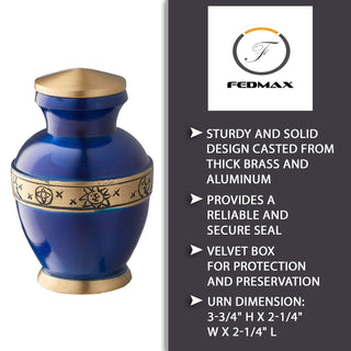 Adult Cremation Urns with Velvet Bag