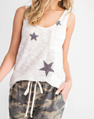 143 Story - Star Sweater Knit Tank Top