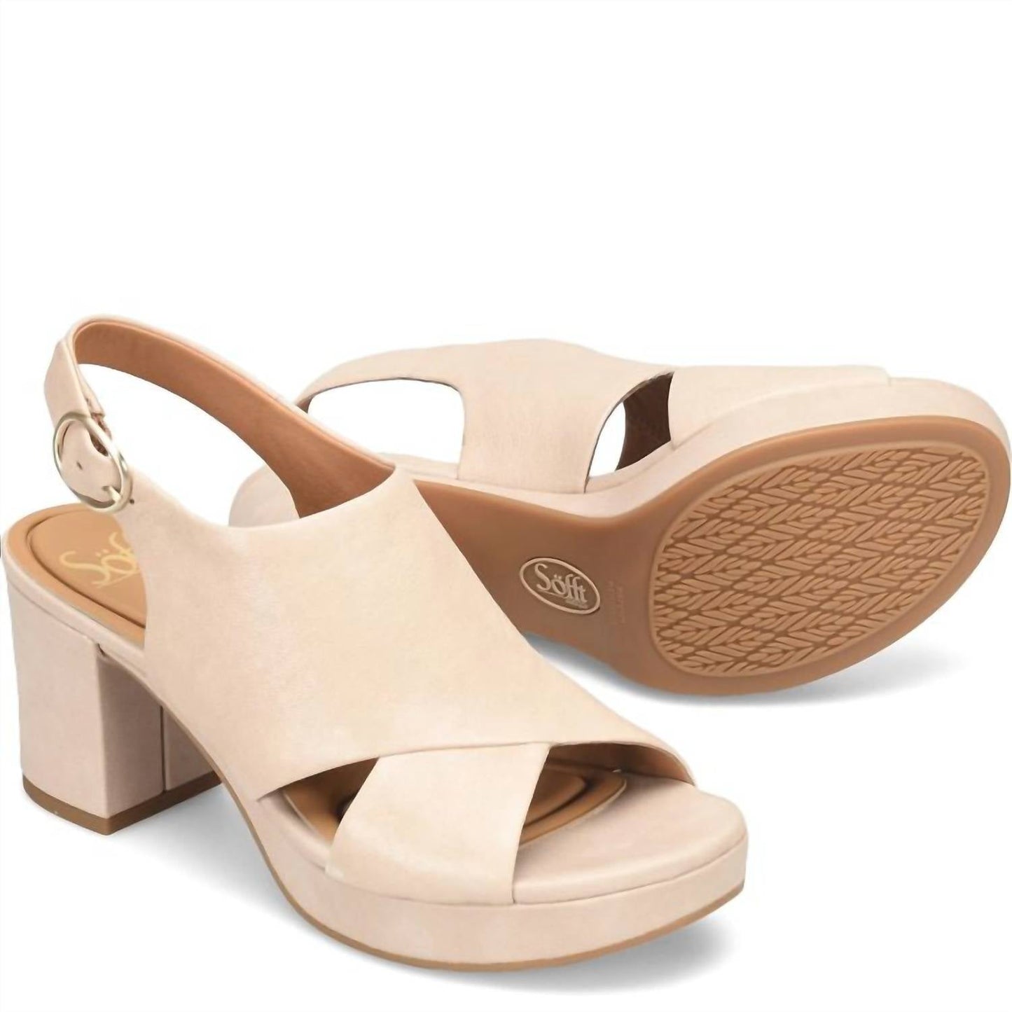 Sofft - Women's Liv Slingback Platform Sandals