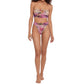 Steve Madden - Keyhole Tube Bikini Top With Pearl