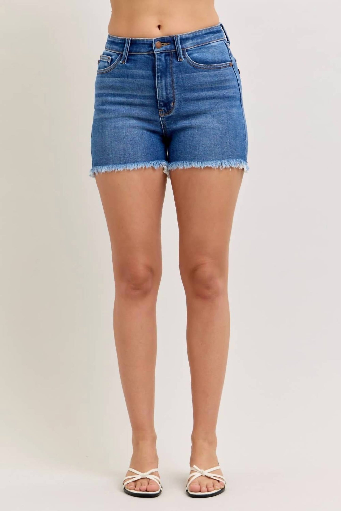 Judy Blue - High Waisted Slim Shorts