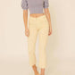 Promesa - Speckled Rib Knit Off Shoulder Puff Crop Sweater