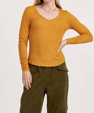 Another Love - Sophie Long Sleeve V-neck Tee