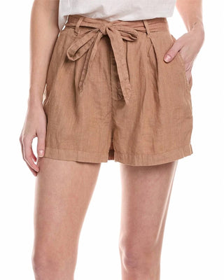 Bella Dahl - Women's Belted Pleat Front Short