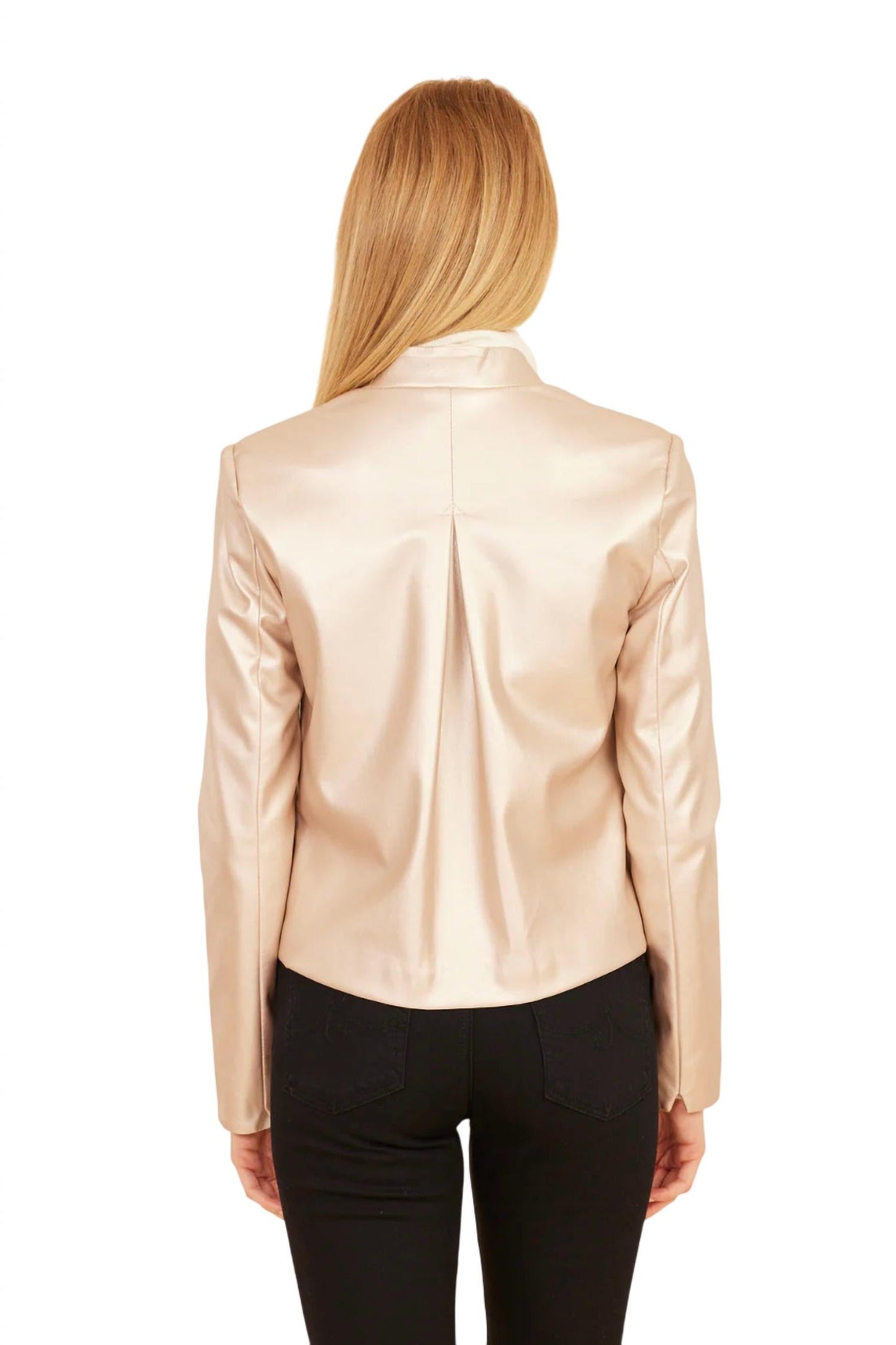 Dolce Cabo - Open Front Pleather Jacket