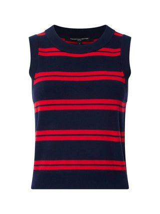 French Connection - Padma Fine Knit Striped Vest