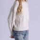 Minnie Rose - Pure Air Mixed Cable Sweater