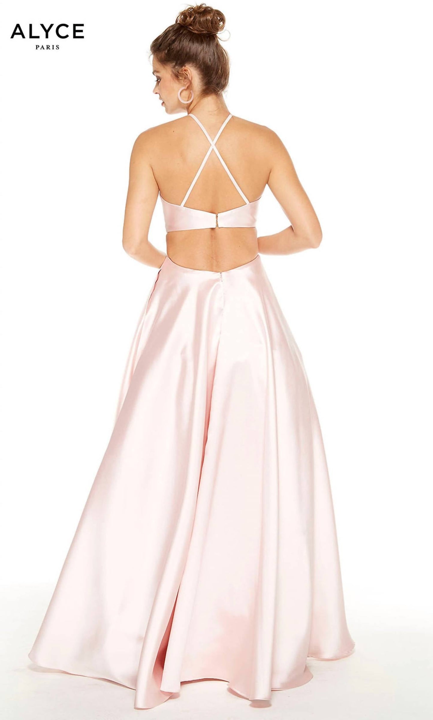 Alyce Paris - High Neck Simple Gown