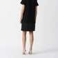 Joseph Ribkoff - Cutout Yoke Detail Shift Midi Dress