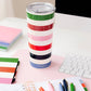 Kate Spade - Stainless Steel Tumbler, Adventure Stripe